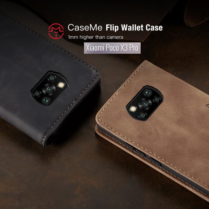 Gambar FLIP CASE XIAOMI POCO X3 PRO/Mi 9/Mi 9T PRO K20 K20 PRO CASEME LEATHER - MI K20 PRO, Cokelat dari TOSKHA STORE undefined Tokopedia