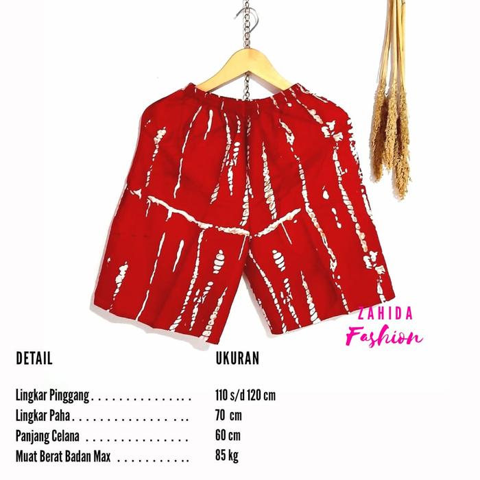 Gambar Celana Pendek hitam monokrom polkadot 3/4 Bawah Lutut malioboro jogja - motif 3 dari zahidafashion undefined Tokopedia