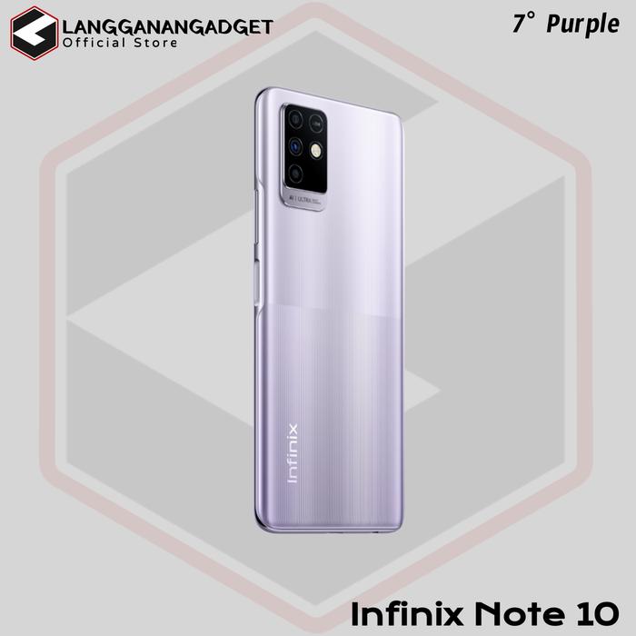Gambar Infinix Note 10 6/128 Termurah • Garansi Resmi INFINIX Indonesia • - 7° Purple, 4/64 dari LanggananGadget undefined Tokopedia