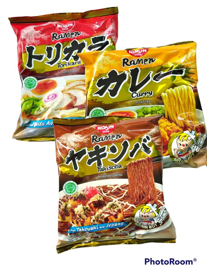 Gambar Nissin Ramen Instan ala Jepang PORSI BESAR - torikara merah dari chocoraa coklat kiloan malang undefined Tokopedia