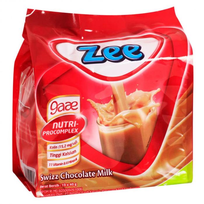Gambar SUSU ZEE COKLAT 10X40GR dari Triwijaya Sembako undefined Tokopedia