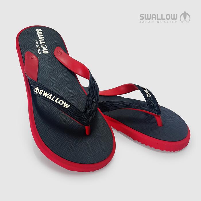 Gambar Sandal Swallow Onyx GR Premium - Merah, 9,5 dari KATZZ Footwear Outlet Sandal Sepatu brand Indonesia undefined Tokopedia