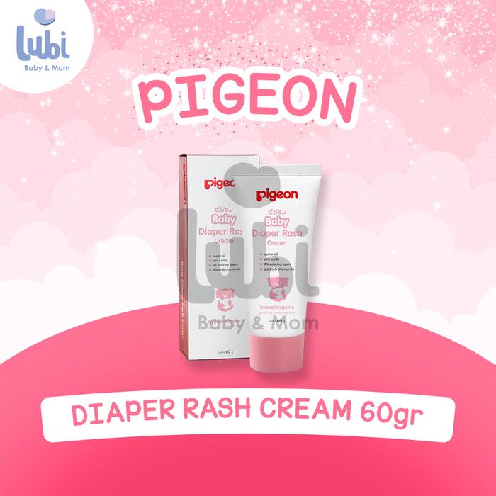 Pigeon Baby Diaper Rash Cream/Krim Ruam Popok Bayi 60gr mail