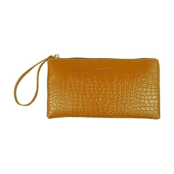 Gambar MYNT by MAYONETTE CORA Pouch Dompet Wanita Terbaru 2021 Korea Tas Croco Wanita Kulit - Khaki dari MAYONETTE undefined Tokopedia