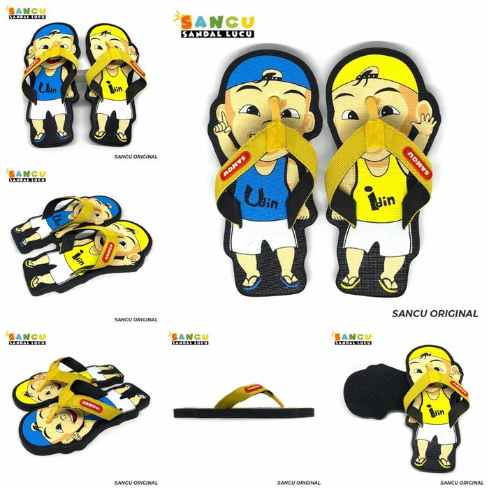 Gambar Sandal anak laki-laki SANCU sandal karakter Robot kado ultah - Udin Idin, 34 dari Toko Vania Sancu undefined Tokopedia