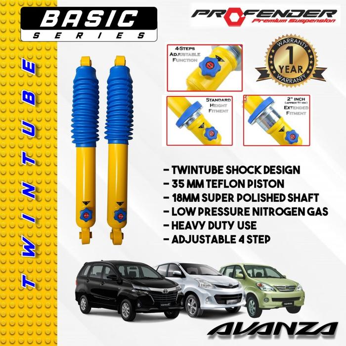 Gambar Suspensi Shockbreaker PROFENDER Toyota Rush Terios Luxio - REAR dari ULTRA RACING INDONESIA undefined Tokopedia