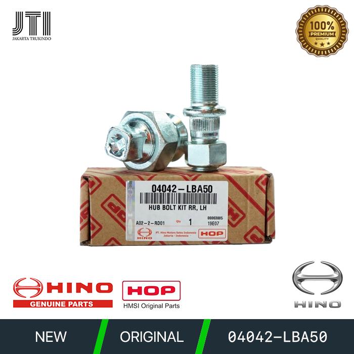 Jual RR WHEEL HUB BOLT BAUT RODA BELAKANG KIRI HINO DUTRO 130 04042 ...