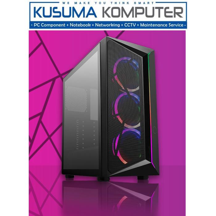 Jual Cooler Master CMP 510 Tempered Glass Casing PC Sleman