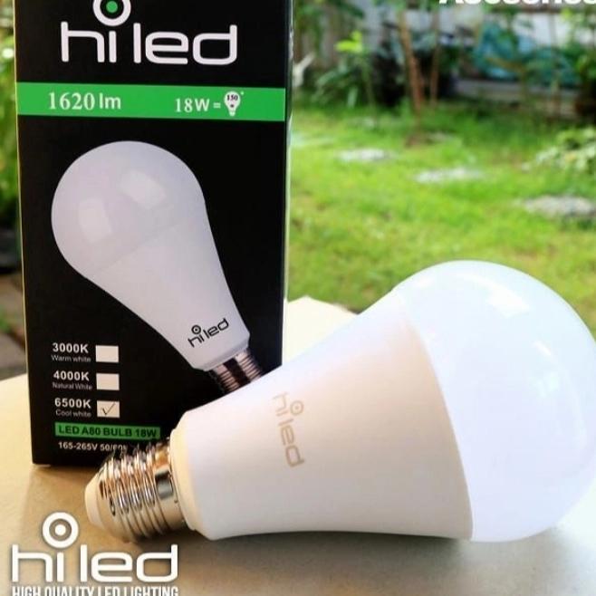 Gambar Lampu Bohlam LED Hiled Bulb 18W 18 Watt Natural White E27 4000k 6500k - 3000k dari JB Lighting undefined Tokopedia