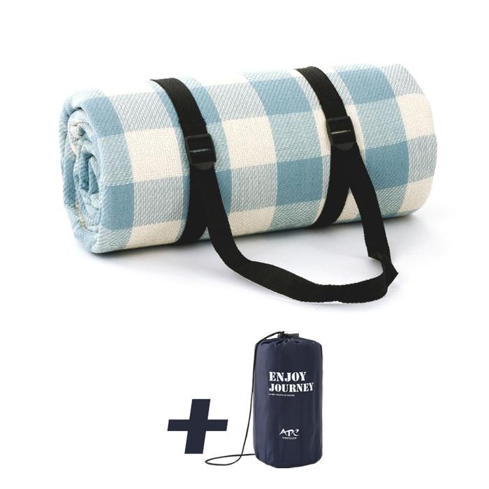 Gambar ALLTREK Matras Tikar Piknik 2x2M Outdoor Picnic Mattress - Biru Putih, 200*200 dari ALLTREK OUTDOOR GEAR undefined Tokopedia