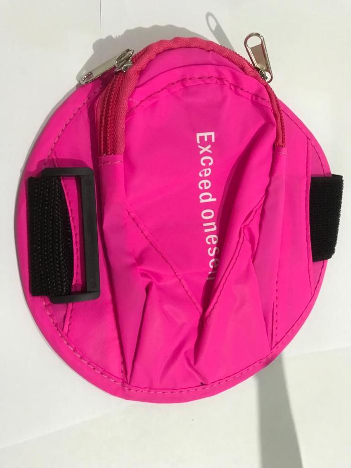 Gambar Tas Lengan ZQK Arm Bag Bulat Smartphone Waterproof Sport Olahraga - Merah Muda dari Sepadoo undefined Tokopedia