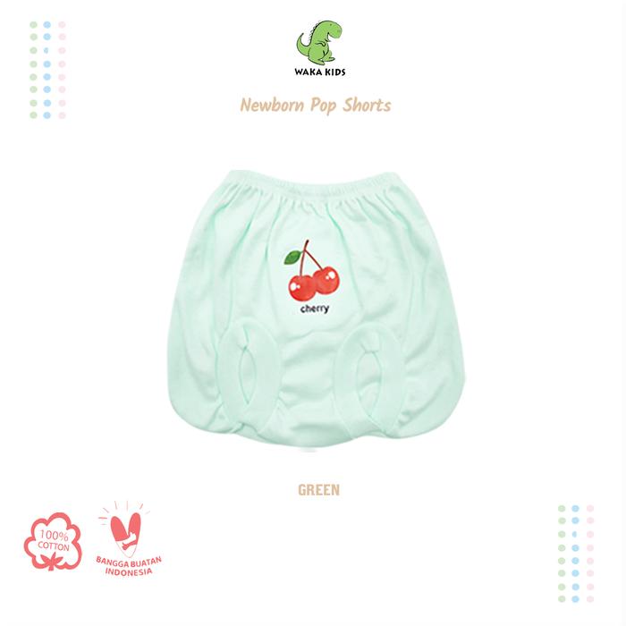 Gambar Wakakids Celana Pop Bayi Baru Lahir Newborn Karakter Vktws - Green dari Wakakids undefined Tokopedia