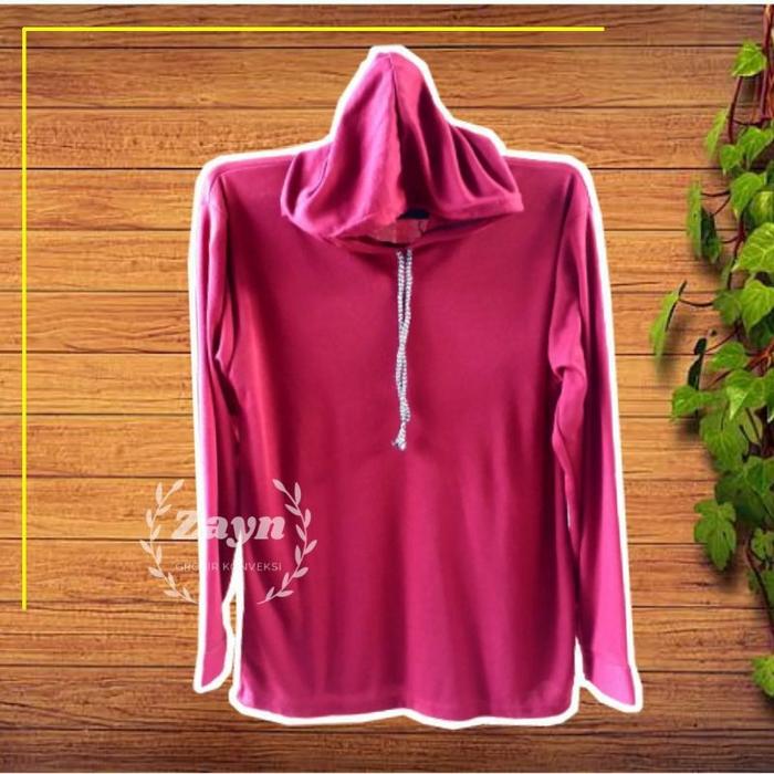 Gambar Kaos kerja Tani pakaian Pria atasan Kaos kerja Lengan Panjang kupluk Baju T-Shirt Polos Dewasa - Marun, L dari Zayn Grosir Konveksi undefined Tokopedia