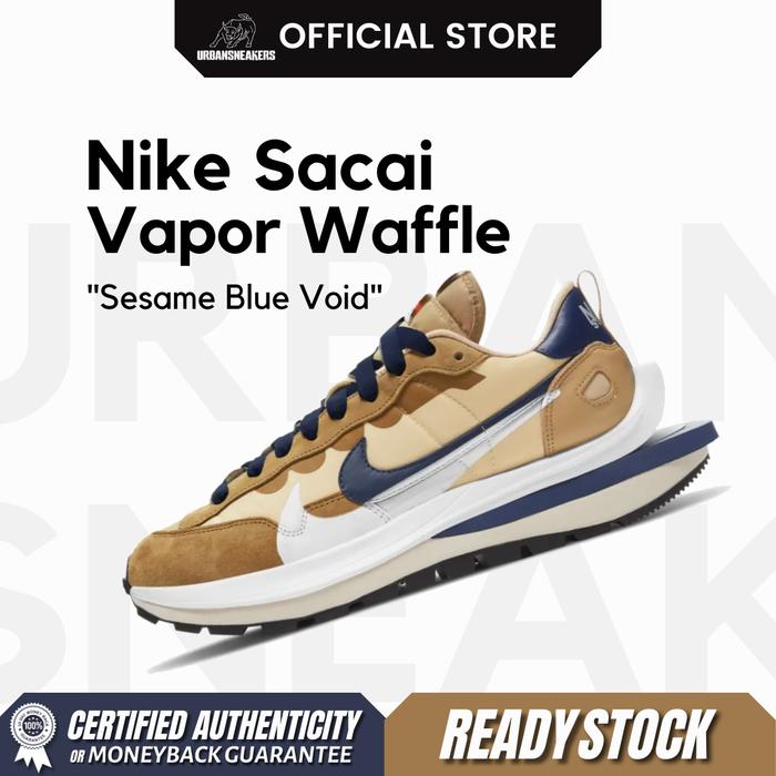 Nike Waffle Sacai Sesame Blue Sacai X Nike VaporWaffle 'Sesame