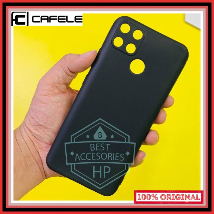Gambar REALME C25S / C25 MACARON LIST ORIGINAL SOFT CASE COVER CAFELE CASING - REALME C25S, Hitam dari Best Accesories Hp undefined Tokopedia