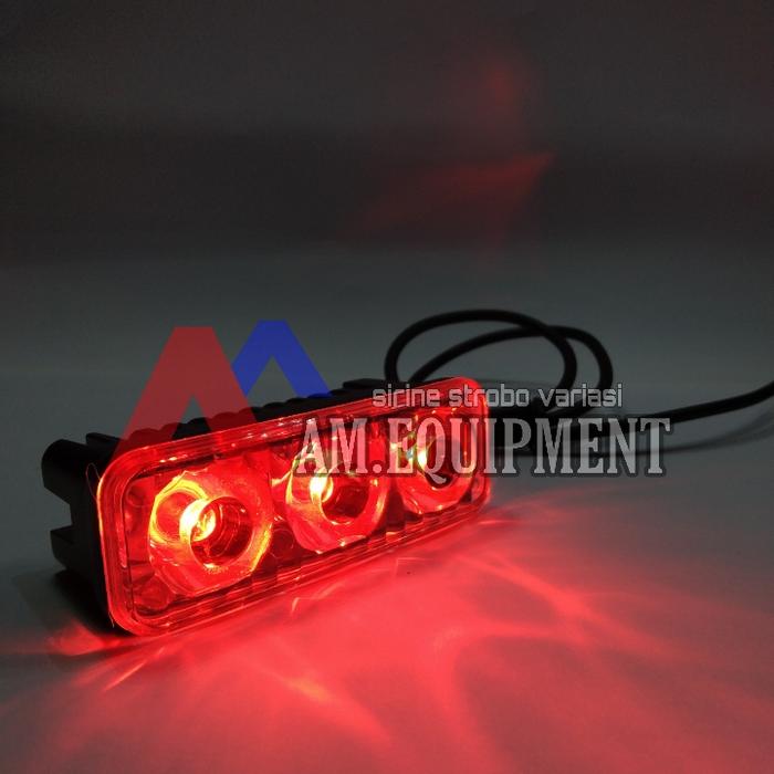 Gambar Lampu Sorot Strobo RTD E03 15 WATT Blue ion Merah Red - Merah dari AM. EQUIPMENT undefined Tokopedia