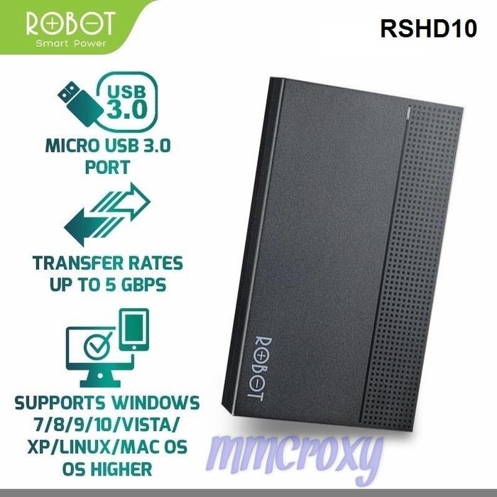 Gambar Robot RSHD10 SSD HDD Enclosure 2.5" Inch SATA USB 3.0 External Case - Casing RSHD10 dari MMCROXY undefined Tokopedia