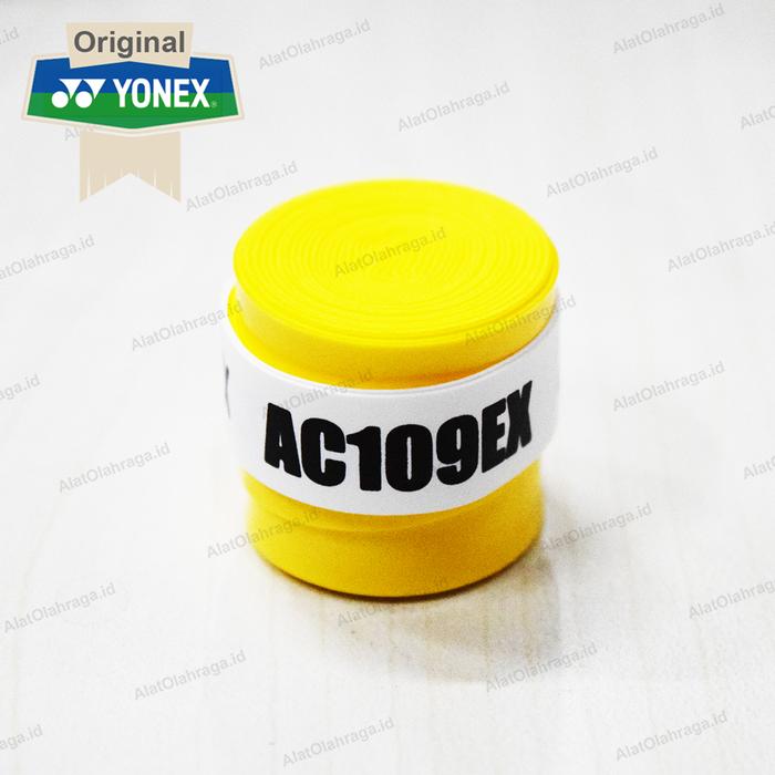 Gambar Grip Raket Karet Badminton Yonex Super Grap AC109EX - Kuning dari Alat Olahraga ID undefined Tokopedia