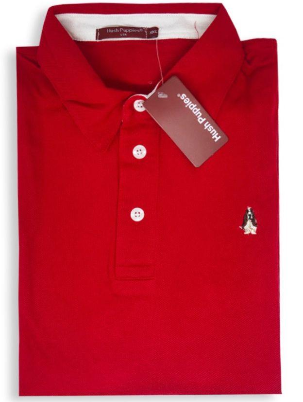 Gambar Hush Puppies Poloshirt Red Original / Kaos Polo Pria - M, Original dari Zalssco undefined Tokopedia