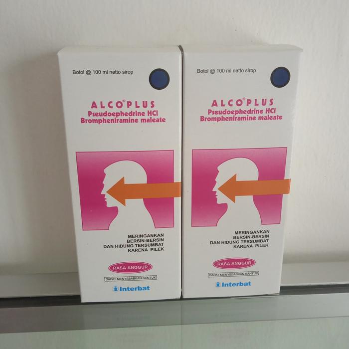 Gambar Alco Plus Syrup 100ml . Obat Batuk & flu Rasa Anggur - pink dari Apotek Cahaya Berkah undefined Tokopedia
