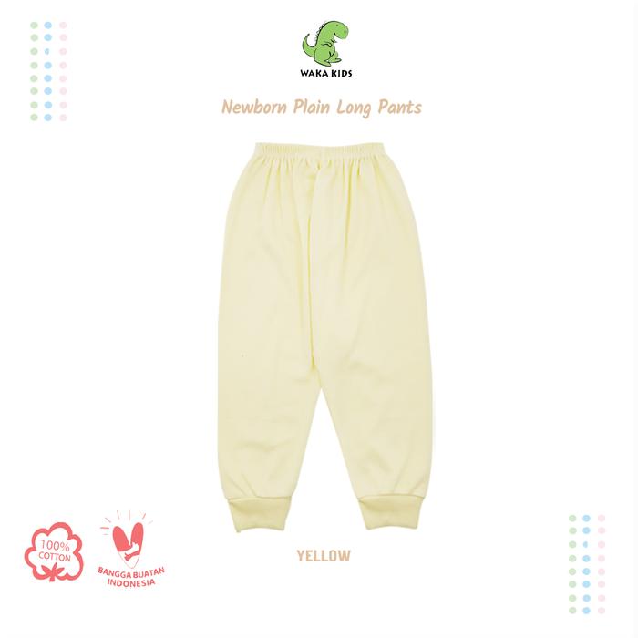 Gambar Wakakids Celana Panjang Bayi Baru Lahir Newborn Polos Vktws - Yellow dari Wakakids Kota Administrasi Jakarta Pusat Tokopedia