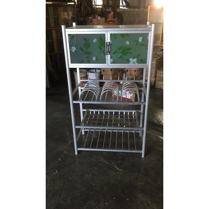 Gambar RAK PIRING SEMI TERBUKA - 4 tingkat dari sparkling furniture undefined Tokopedia