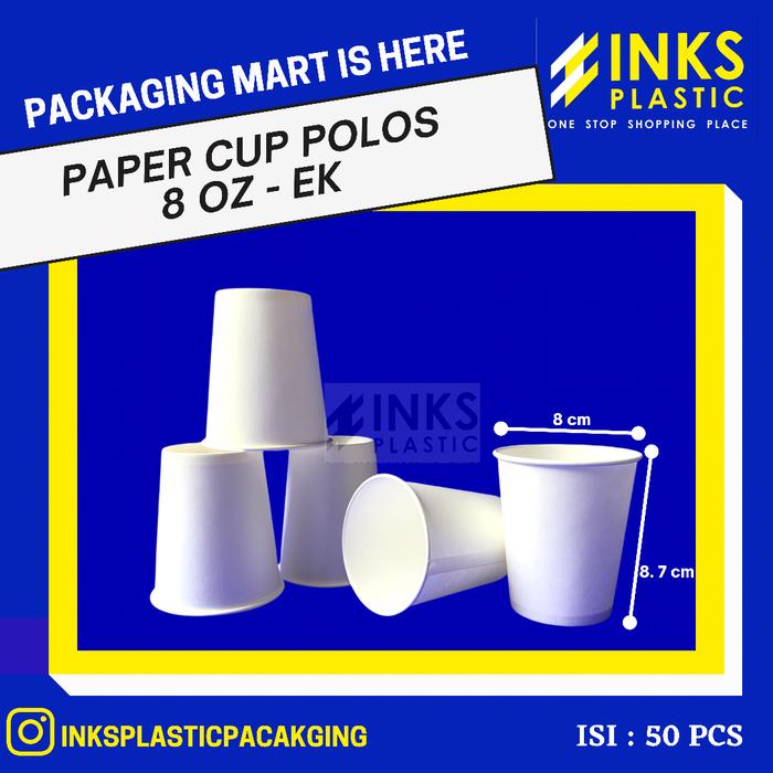 Jual PAPER CUP 8 OZ POLOS #FP (50 PCS) - Kota Bandung ...