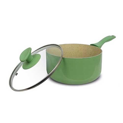 Gambar KIRIN TENUN SAUCE PAN MARBLE NON-STICK GREEN/PINK (20CM) - Merah Muda dari mdpsuperstore undefined 5 Tokopedia