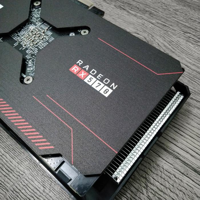 Gambar Backplate VGA Gigabyte Radeon RX 570 - Layout 01 dari Studio 511 undefined Tokopedia