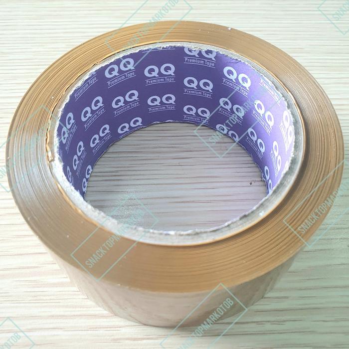 Gambar Lakban Bening/Coklat QQ PREMIUM TAPE 2Inch(45mm) 100Yards Terjamin TOP - COKLAT dari Serba Fair undefined Tokopedia