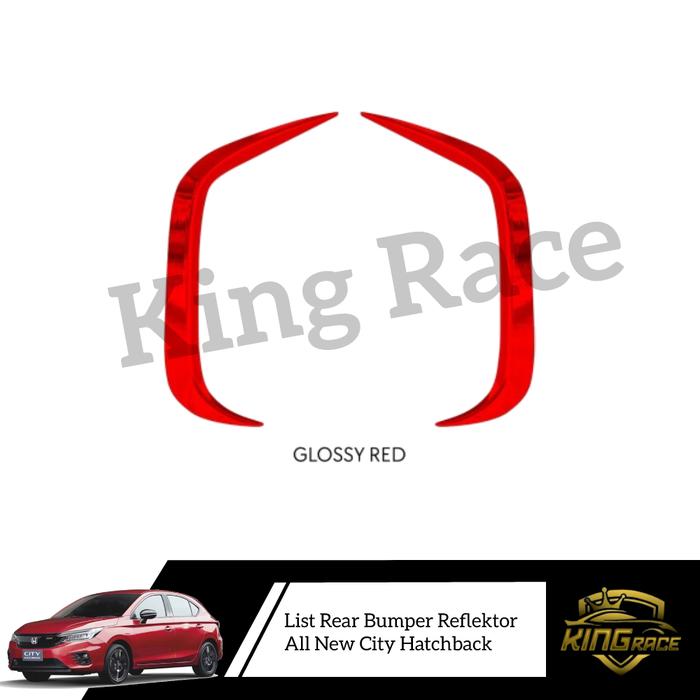 Gambar List Rear Bumper Reflektor Belakang All New City Hatchback - Merah dari KING RACE AKSESORIS MOBIL Kota Administrasi Jakarta Utara Tokopedia