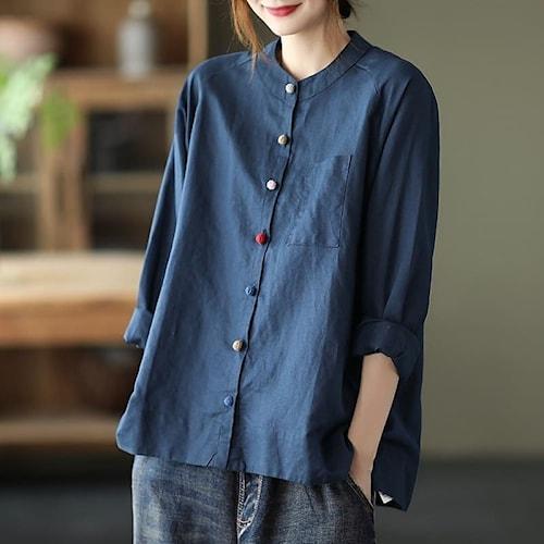 Gambar Blouse Baju Wanita Kemeja Blouse Korean Style Wanita Baju Atasan - 03 - Navy dari asmaraloka collection undefined Tokopedia
