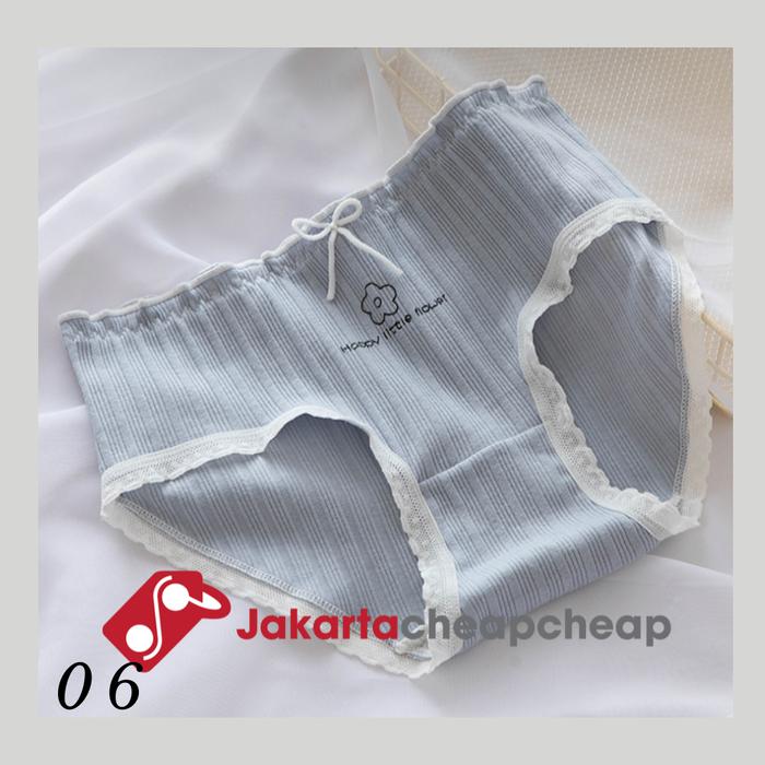 Gambar JC520 01-10 Celana Dalam Wanita Korea Lucu Cantik Panty Cewek Motif - 06, L dari Jakartacheapcheap undefined Tokopedia