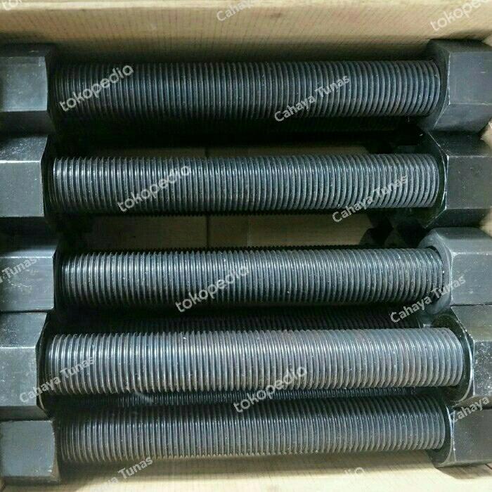 Jual Stud bolt A193B7/A1942H, 11/8" x 280 c/w 2 Nut Jakarta Pusat