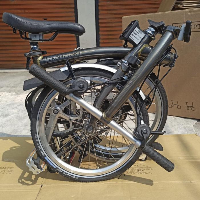 Brompton Raw Lacquer 2020 Brompton Cycle Brompton M6l Black