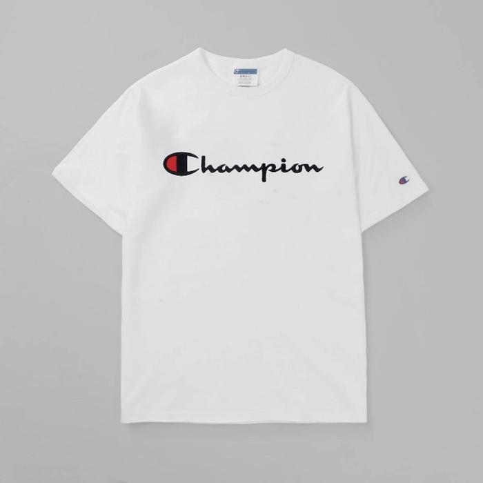 Jual Champion Ss Tshirt Script 