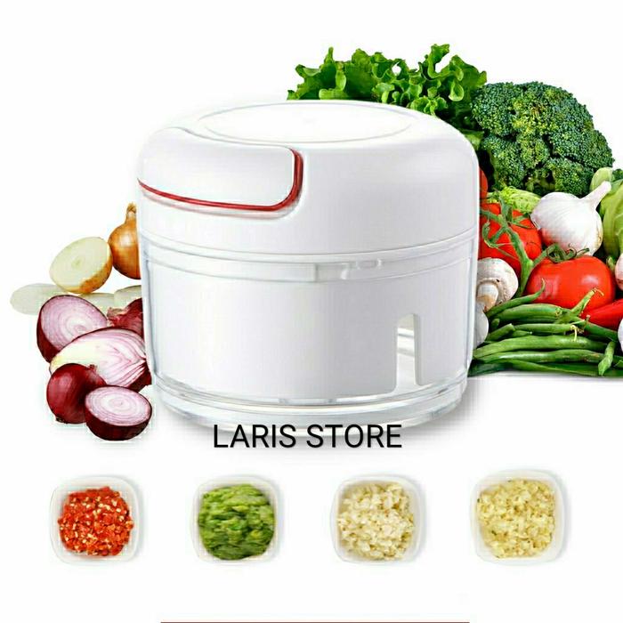 Gambar CHOPPER TARIK BLENDER MANUAL MATA PISAU 2 250ML KECIL / GRINDER SPEEDY dari Laris store97 undefined Tokopedia
