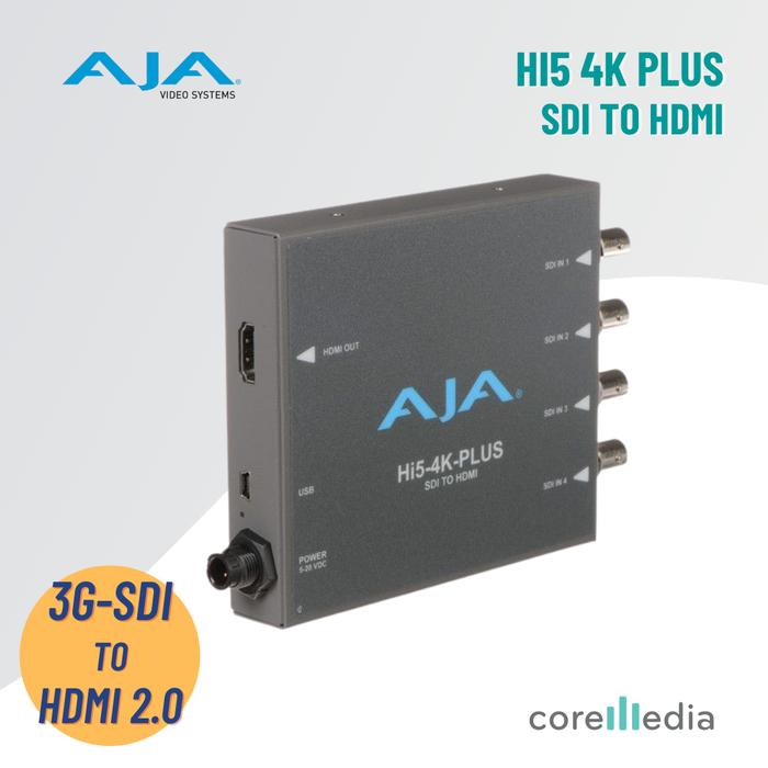 ○AJA Hi5-4K HD-SDI to HDMI変換機！ SDI to HDMIコンバーター（HI5