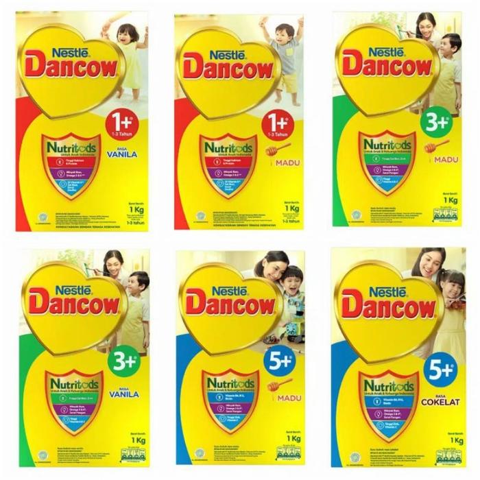 Gambar DANCOW 1+ / 3+ BOX 1 Kg VANILA MADU - Vanila, DANCOW 3+ dari Metro Toko undefined Tokopedia