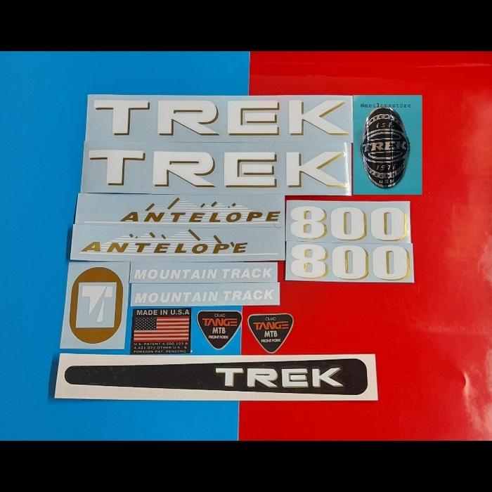Gambar Custom Emblem Trek Angka + Stiker Sepeda Antelopr dari meilanxstore undefined Tokopedia
