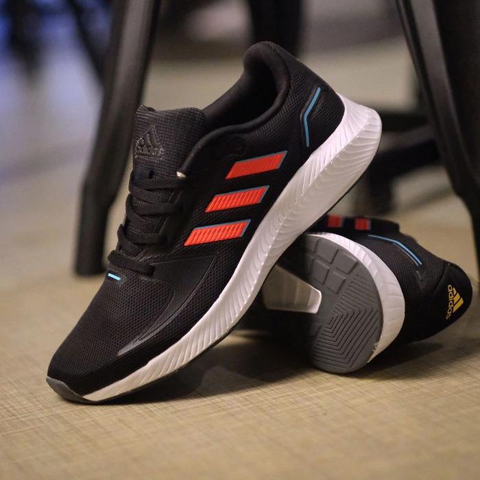 adidas falcon black orange