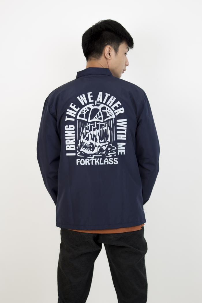 Gambar Risrus Apparel Bring Hitam Jaket Coach Pria Outwear Unisex Parasut - NAVY, S dari RisRus Official undefined Tokopedia