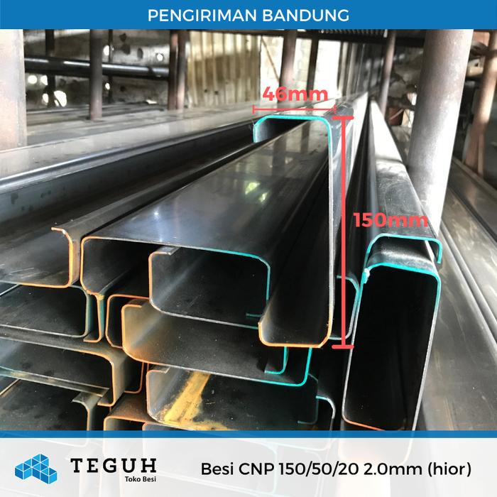 Gambar Besi CNP 150/50/20 2.0mm (hior) dari Teguh tokobesi undefined Tokopedia