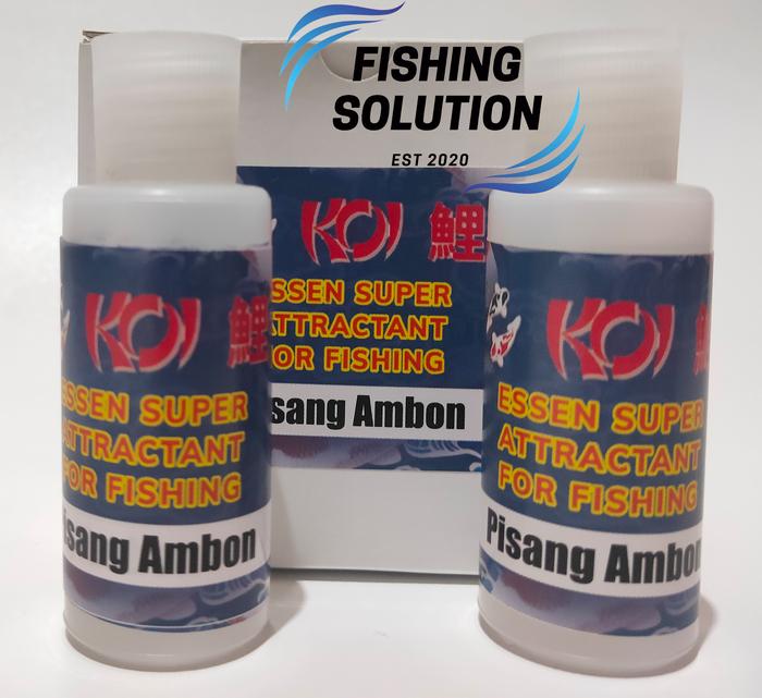 Gambar Essen Pancing Koi Pisang Ambon - Super Attractant for Fishing 30 mL dari Fishing Solution ID undefined Tokopedia