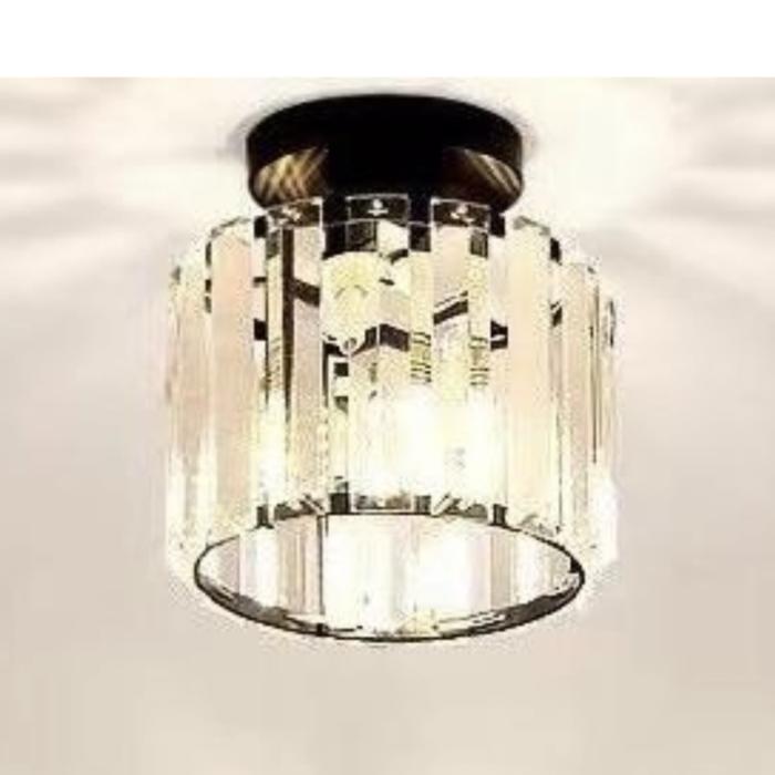 Gambar Lampu hias plafon minimalis kristal - Hitam, Plafon dari LED U undefined Tokopedia