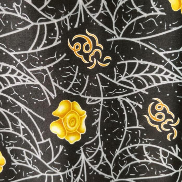 Gambar Batik BESUREK BENGKULU merk SALSABILA - Hitam, 10cm dari KBS_ONLINE undefined 2 Tokopedia