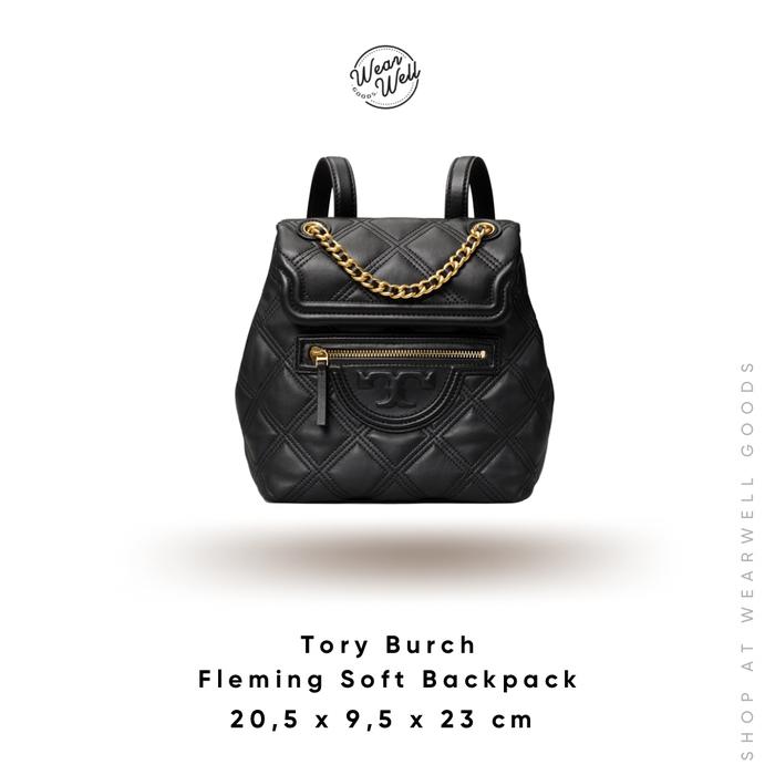 Jual Tory burch fleming soft backpack 