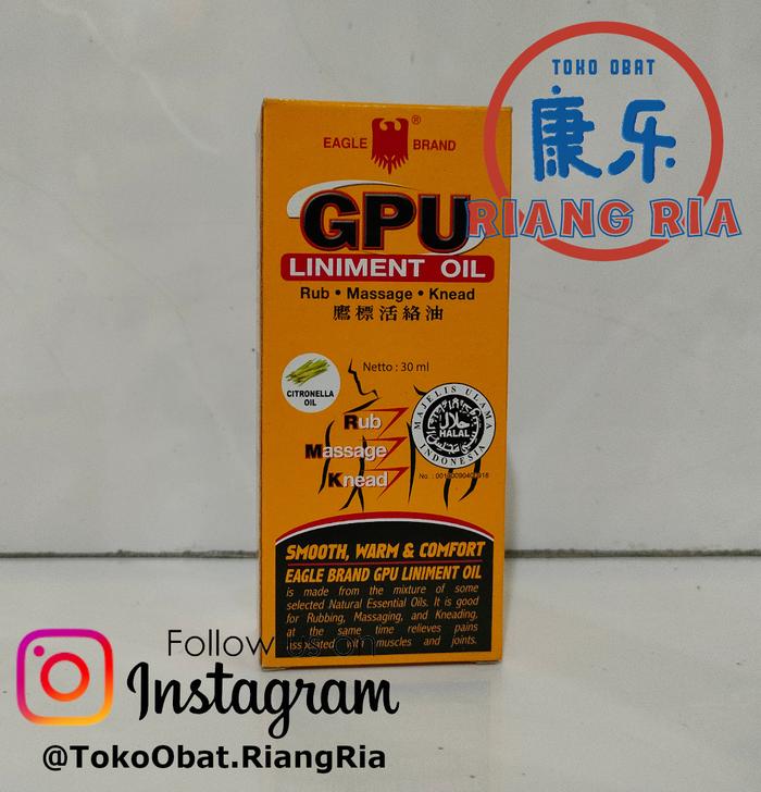 Gambar Minyak Urut GPU 30ml dari TO Riang Ria undefined Tokopedia