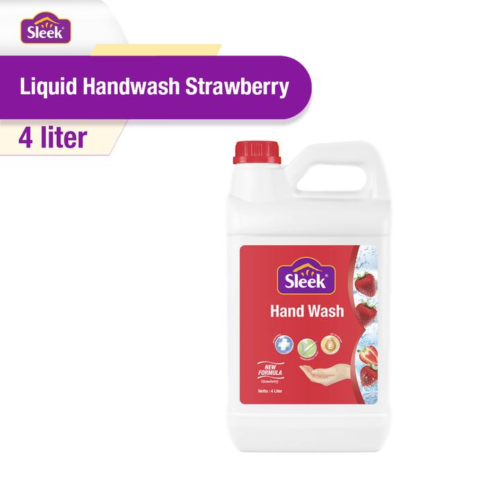 Gambar Sleek Hand Wash Strawberry 4L dari Sleek Baby Store undefined Tokopedia