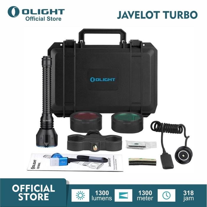 Gambar Senter OLIGHT Javelot Turbo Hunting Kit Flashlight LED 1300 meter dari Olight Indonesia undefined Tokopedia